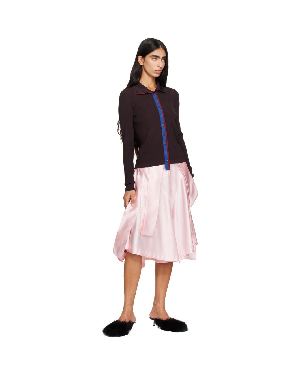 Abra Pink Panel Shorts