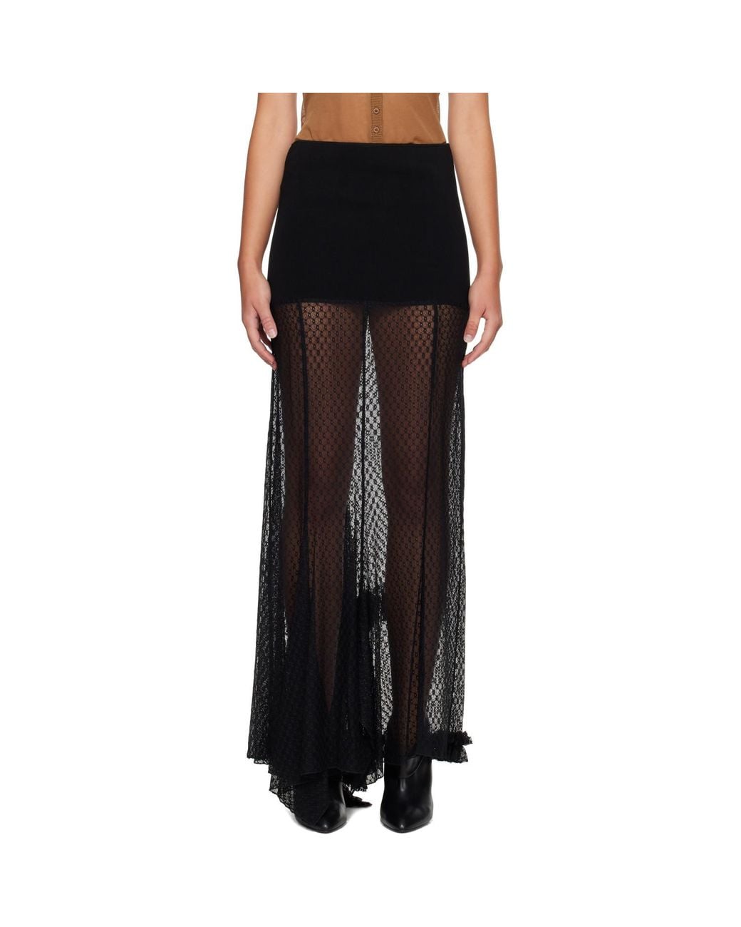 Isabel Marant Black Ioana Maxi Skirt