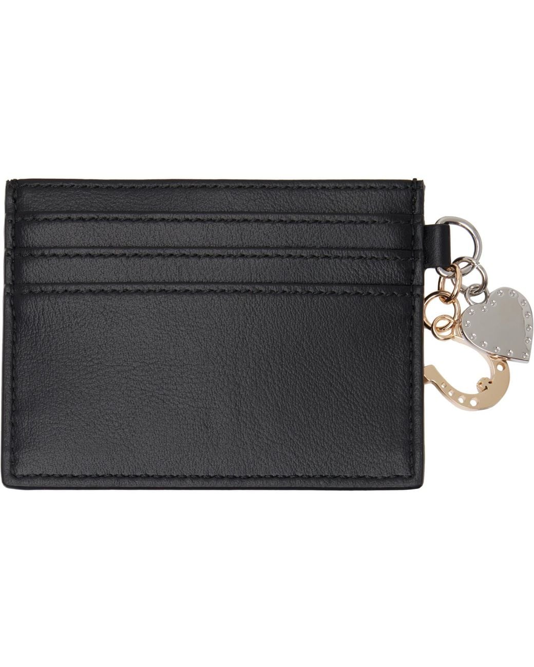 Vivienne Westwood Black Charms Card Holder for men