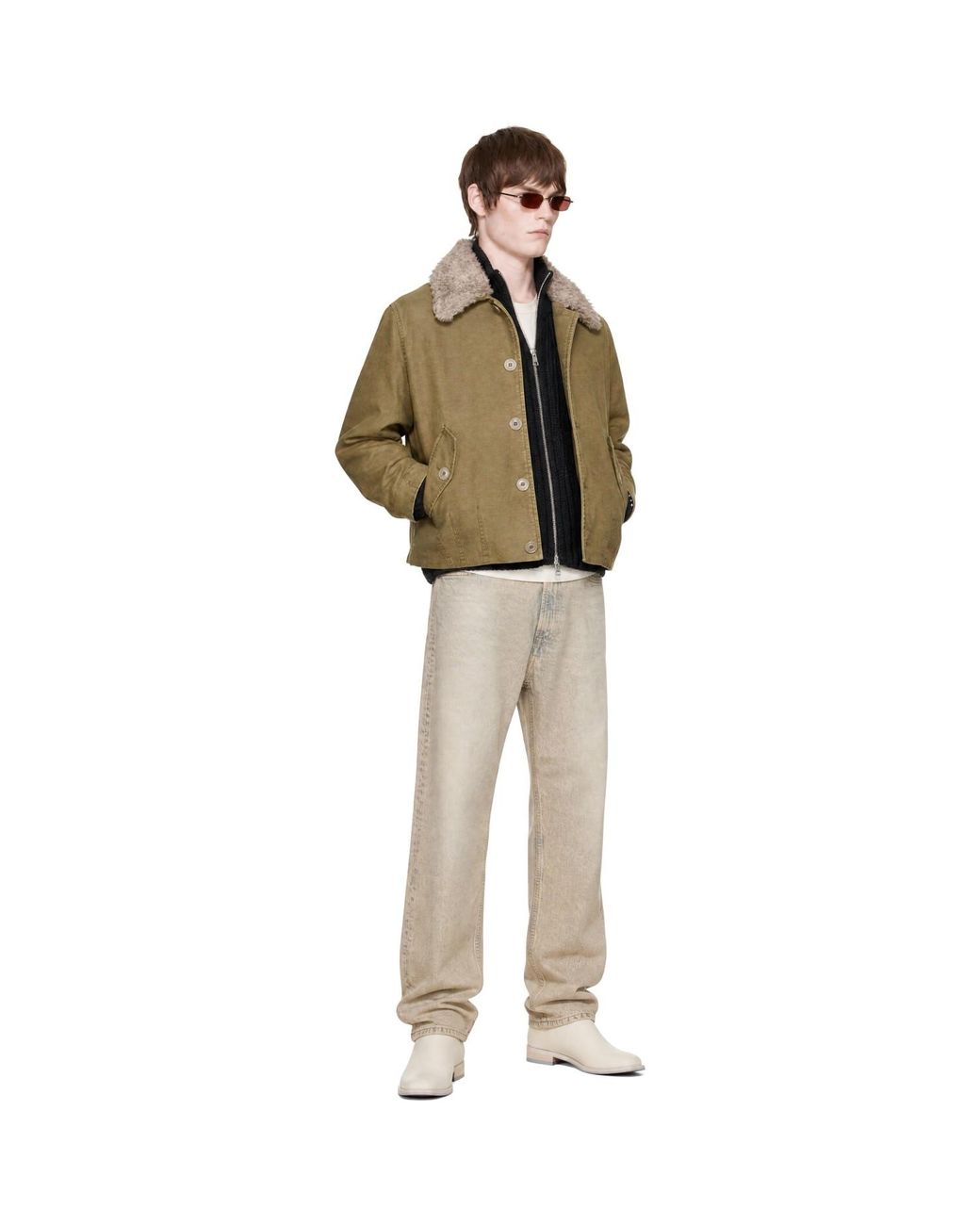 Our Legacy Brown Khaki Aerial Jacket for men