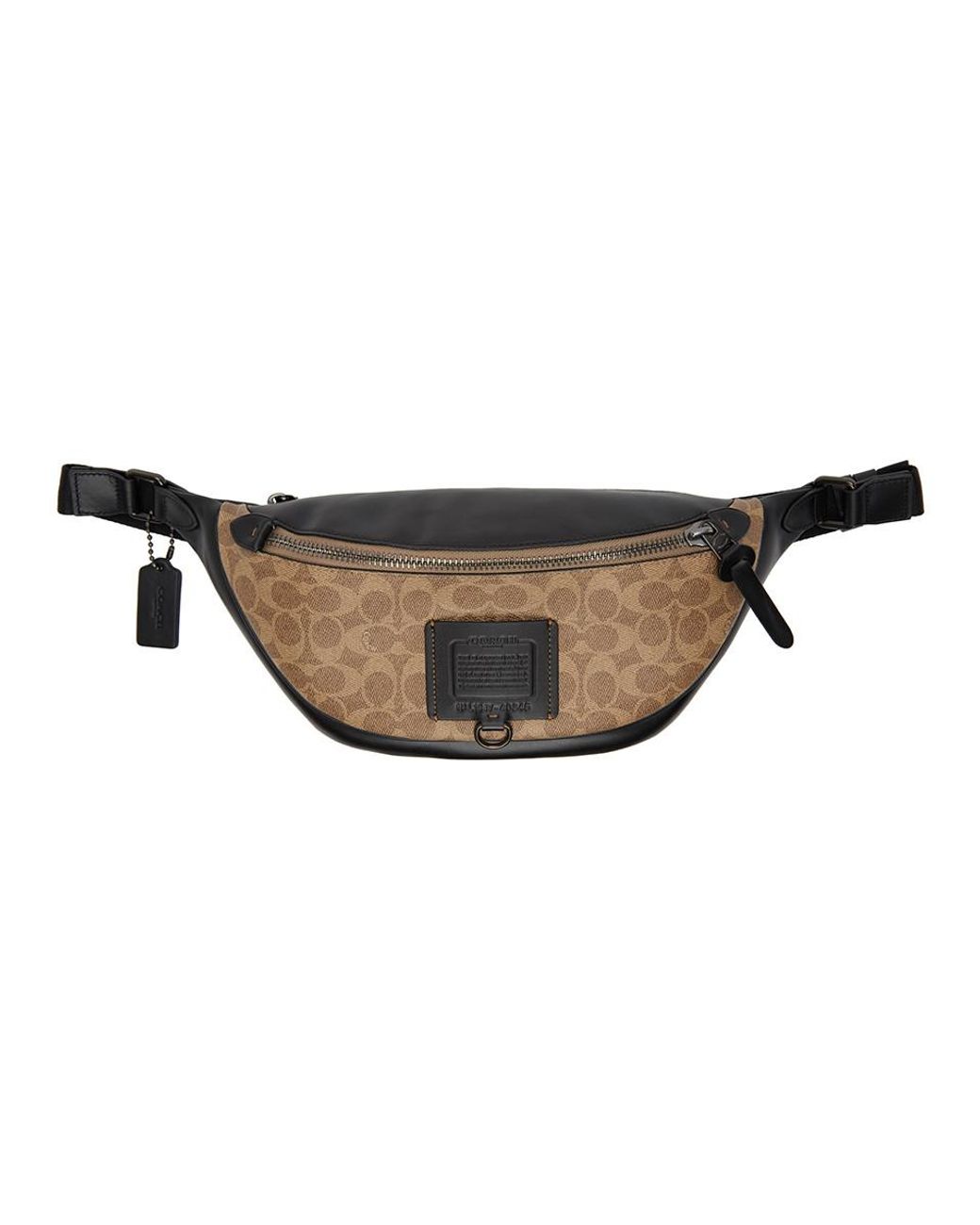 COACH®  Rivington Belt Bag In Signature Canvas With Coach Print