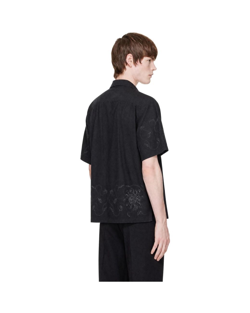 Our Legacy Black Every Shirt Shortsleeve Shirt for men