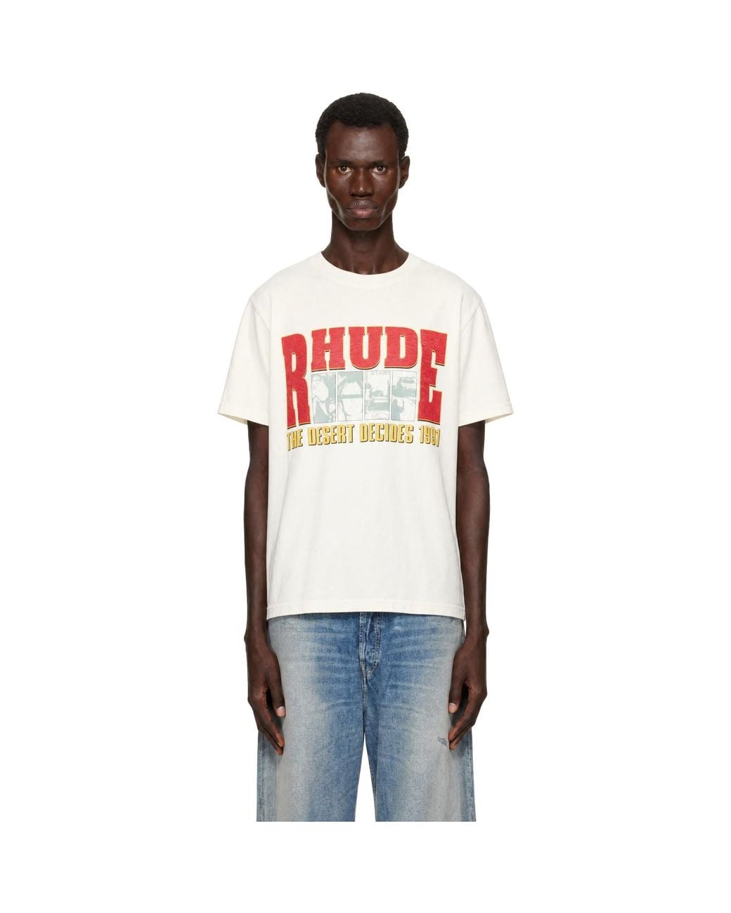 Rhude Red 'The Desert Decides' T-Shirt for men