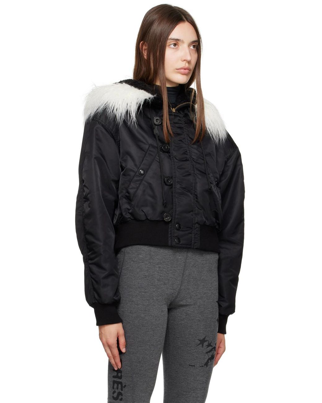 ジャケット OPEN YY LINEN PANELED BOMBER 5BSA037 OPEN YY Linen Paneled Bomber Jacket | Lyst
