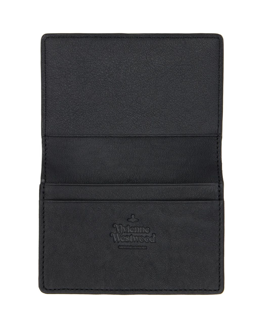 Vivienne Westwood Black Flap Card Holder for men