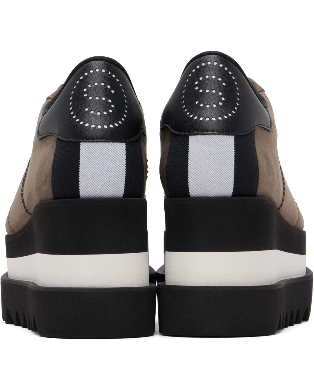 Stella McCartney Brown Taupe Sneak-Elyse Platform Sneakers