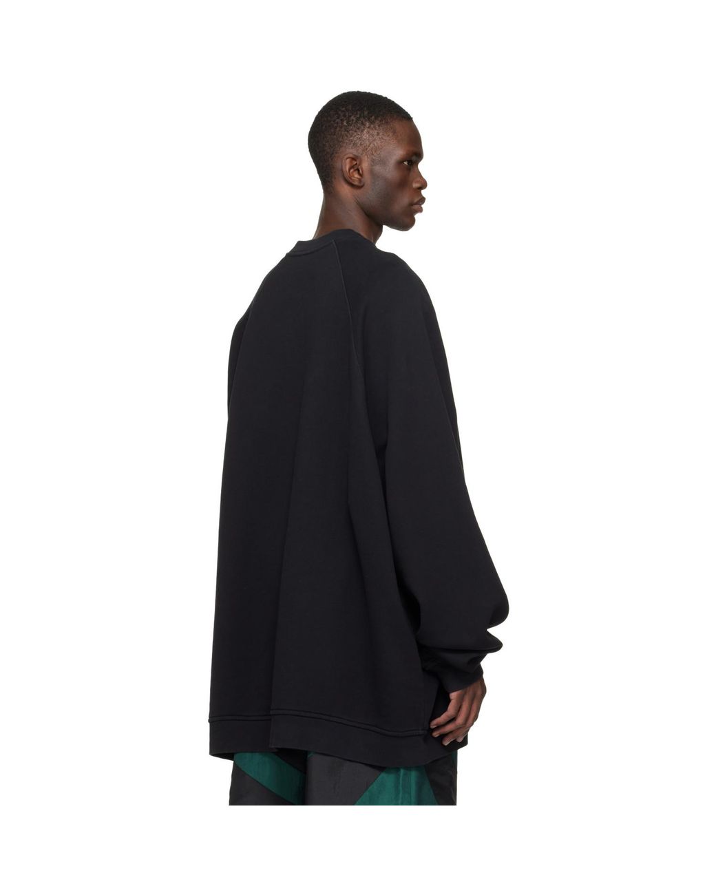 VAQUERA Black Oversized Sweatshirt for men