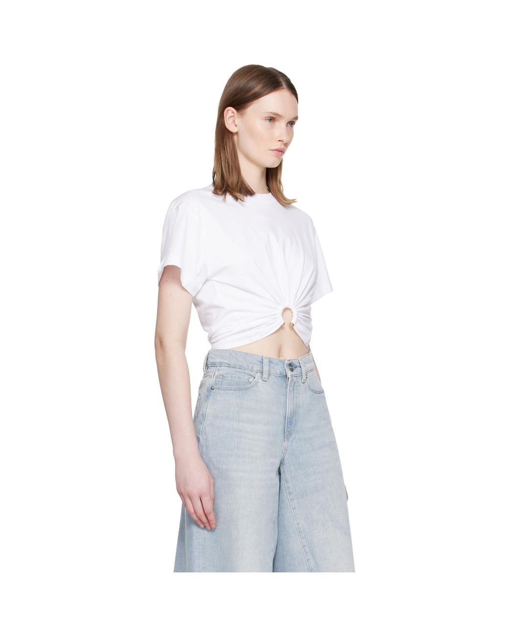 Rabanne White Piercing T-Shirt