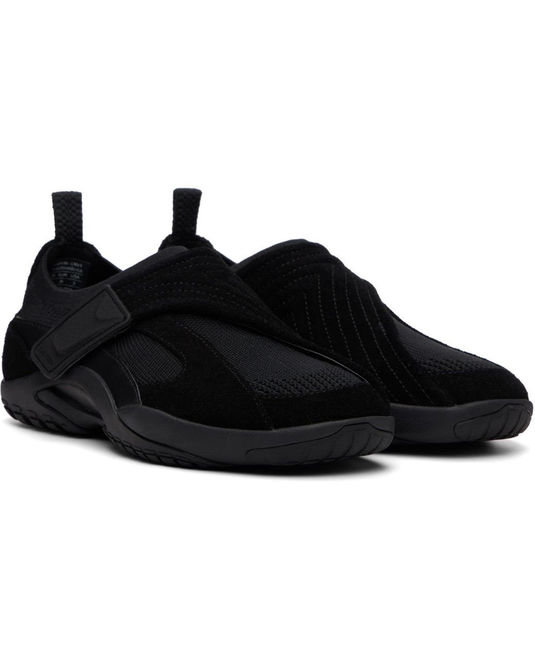 Lanvin Black Lnv1 Knit & Suede Sneakers