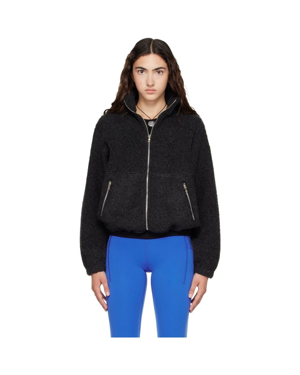 Literary Sport Black Grace Fleece Jacket