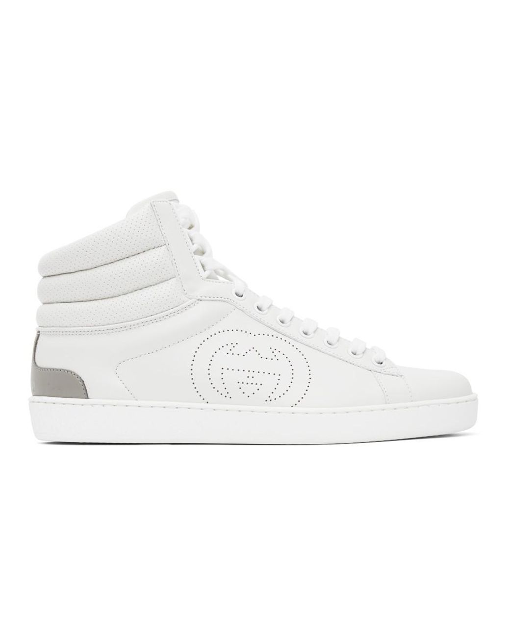 Gucci High-top Ace Sneaker in White for Men - Save 17% - Lyst