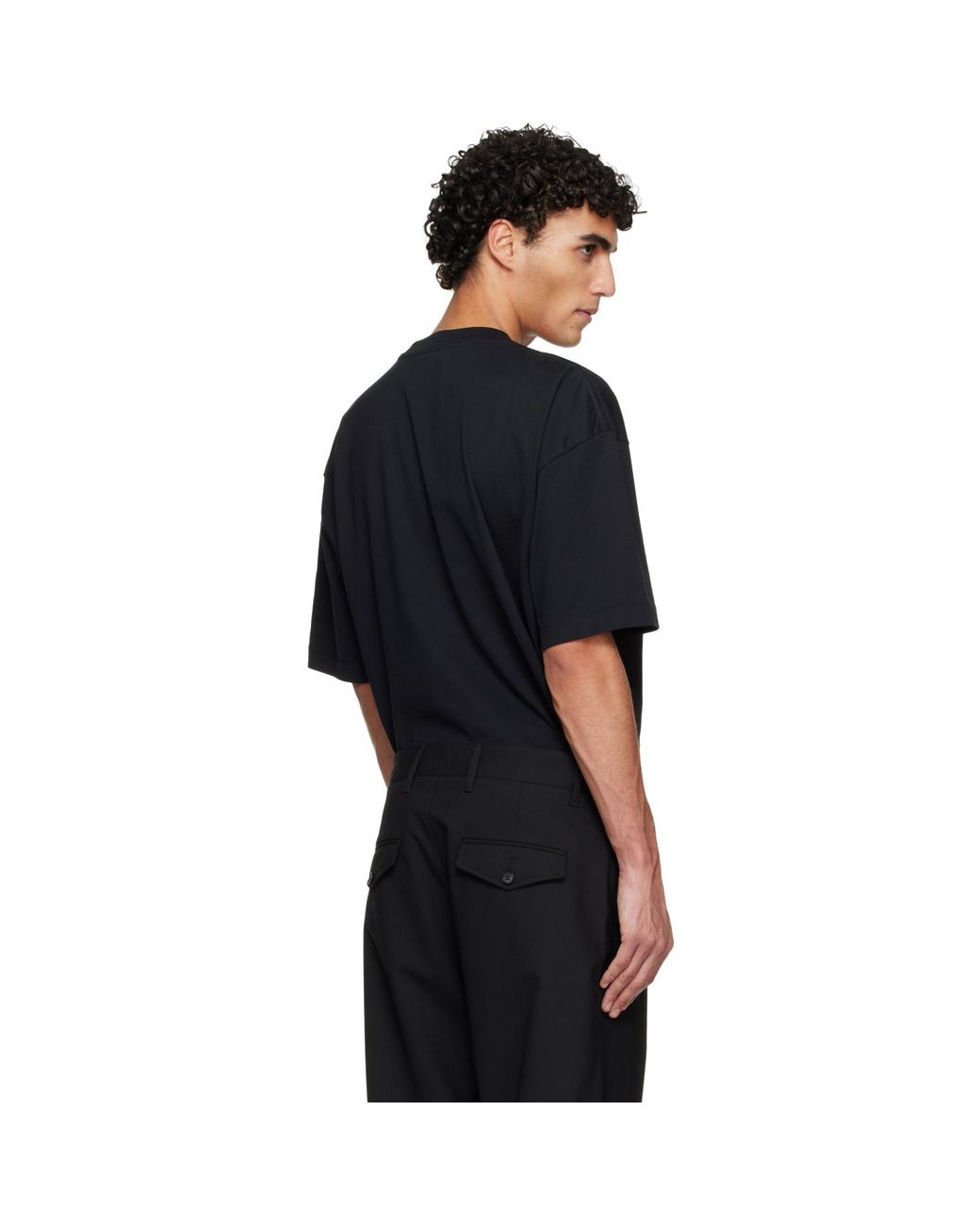 Hope Black Oversized T-Shirt for men