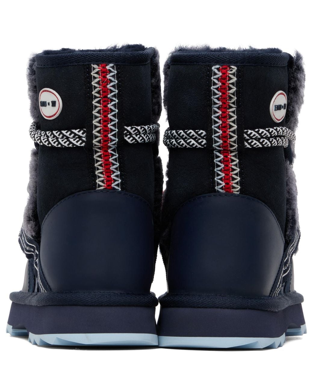 EMU Blue We Norwegian Edition Blurred Teddy Boots