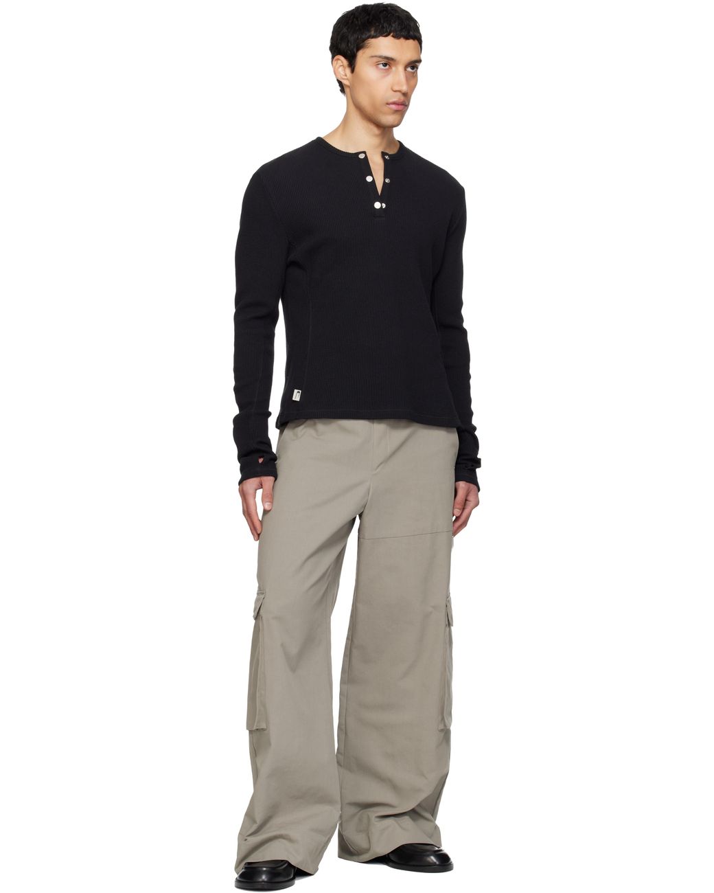 Carrera Black Ssense Exclusive Lis Henley for men