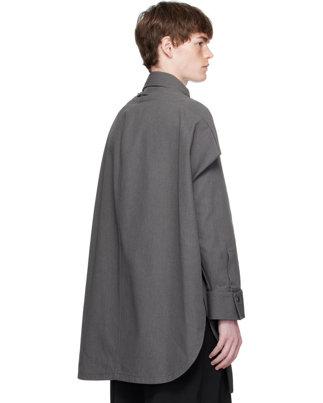 Jean Paul Gaultier Black Canvas Shirt for men