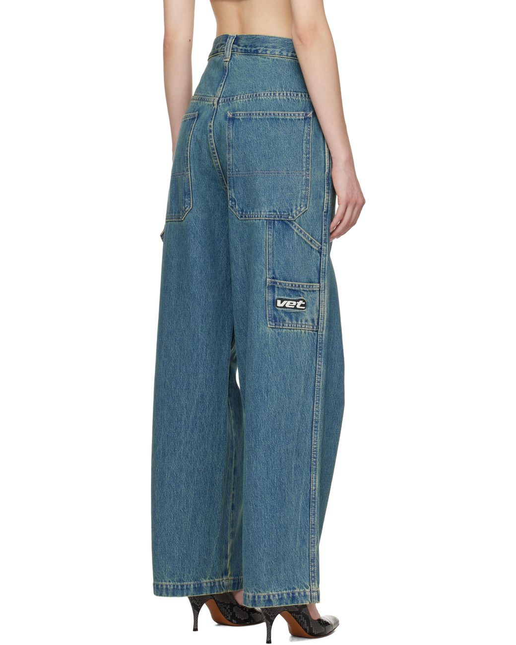 Vetements Blue Hip-Hop Jeans