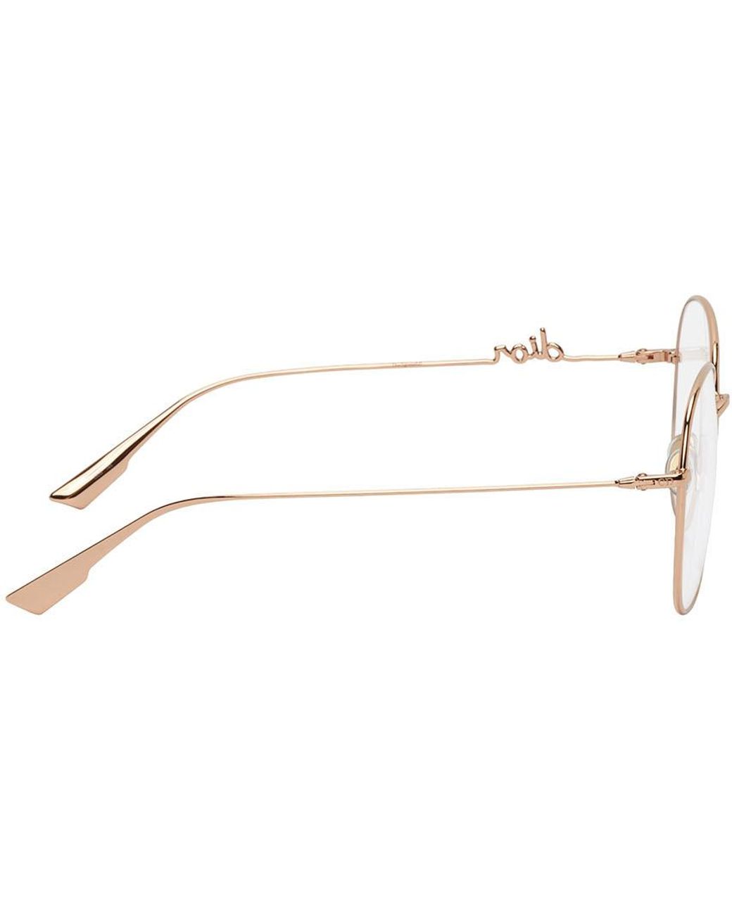 Dior Rose Gold Signature 03 Glasses in Metallic | Lyst