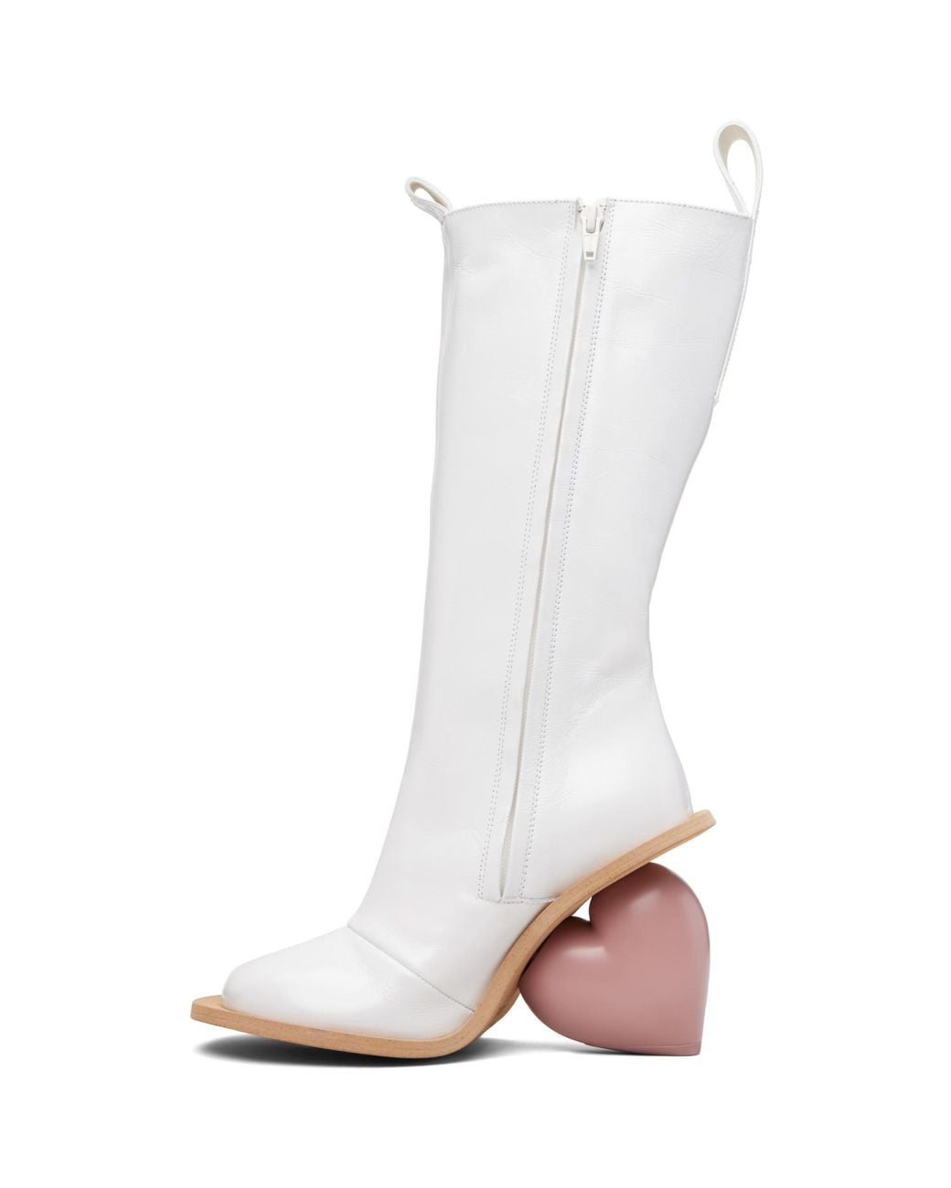 Yume Yume White Love Tall Boots