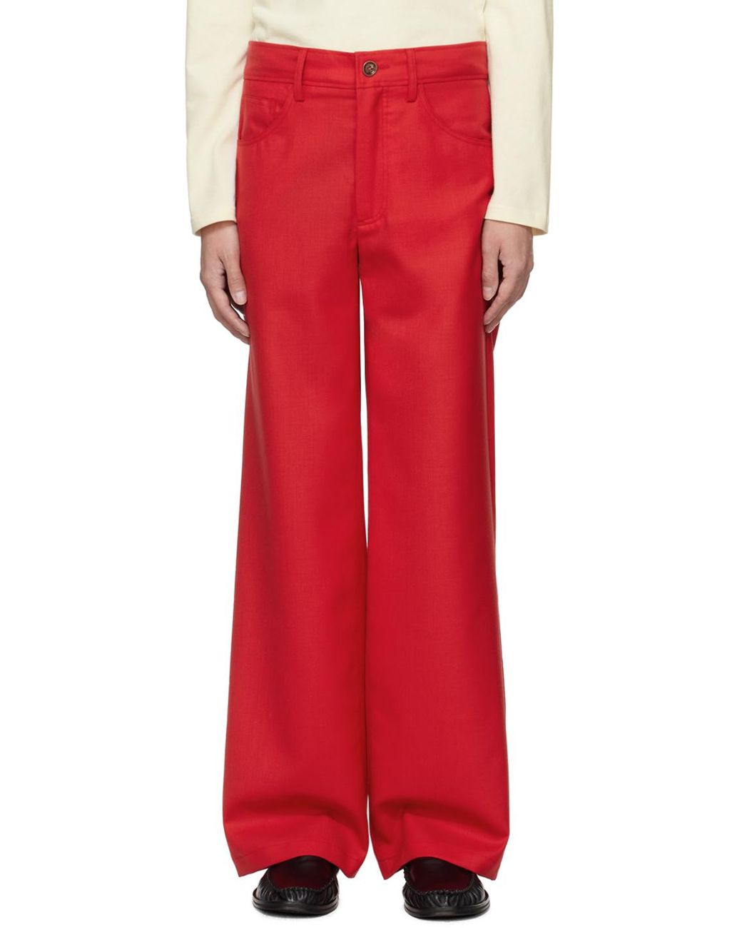 Séfr Jiro Trousers in Red for Men | Lyst Canada