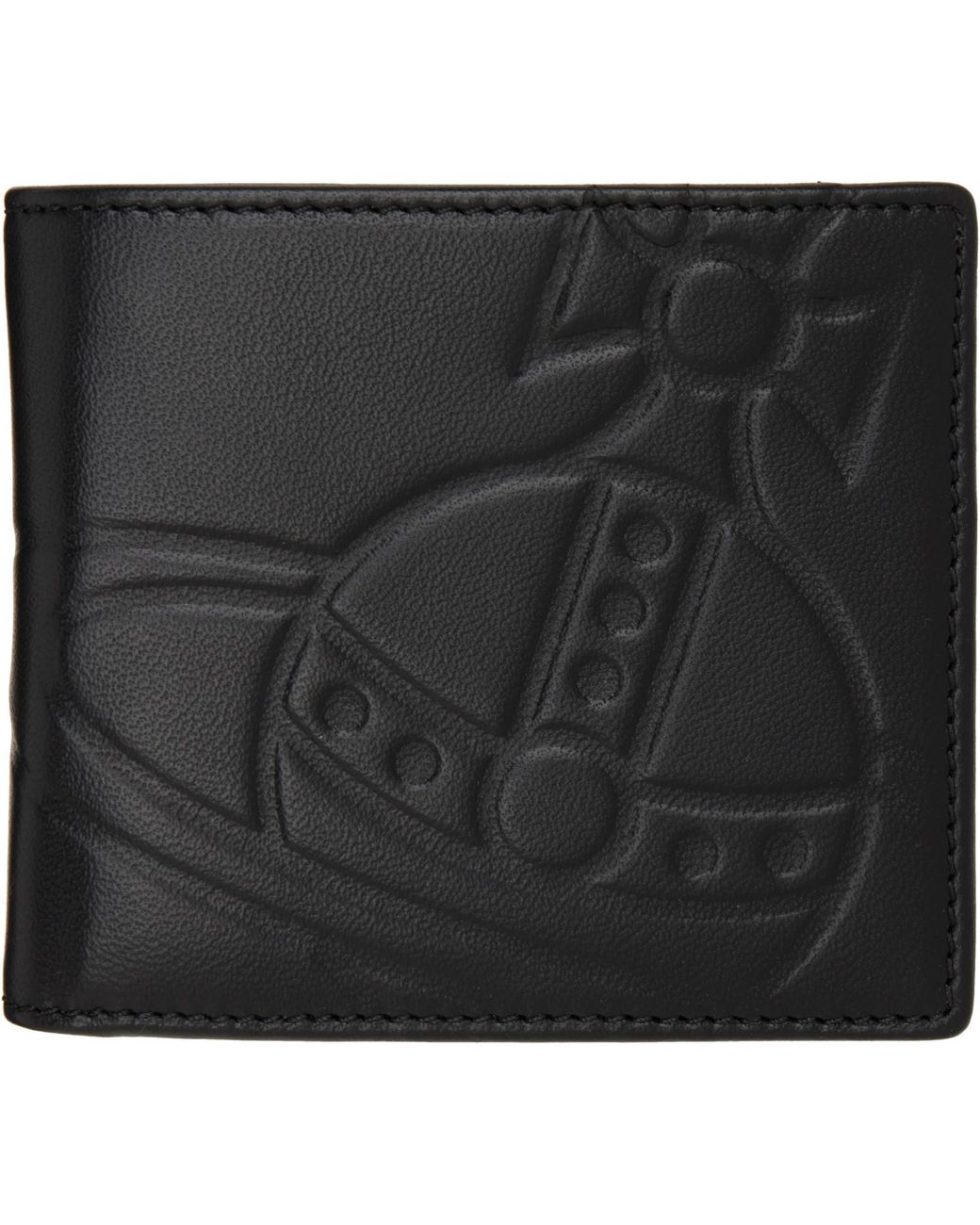 Vivienne Westwood Black Billfold Wallet for men