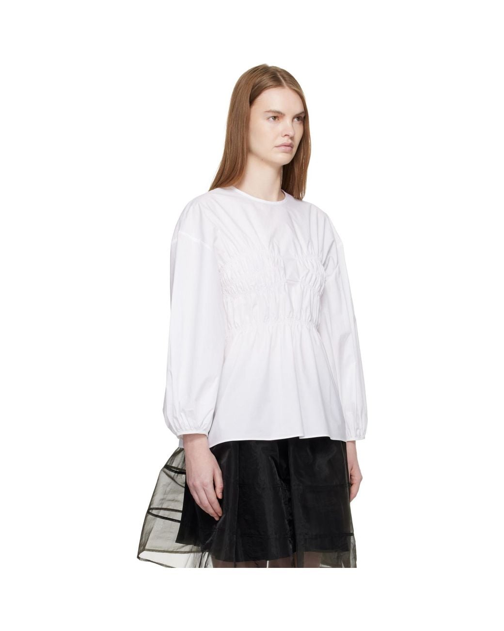 CECILIE BAHNSEN White Cbcamryn Blouse