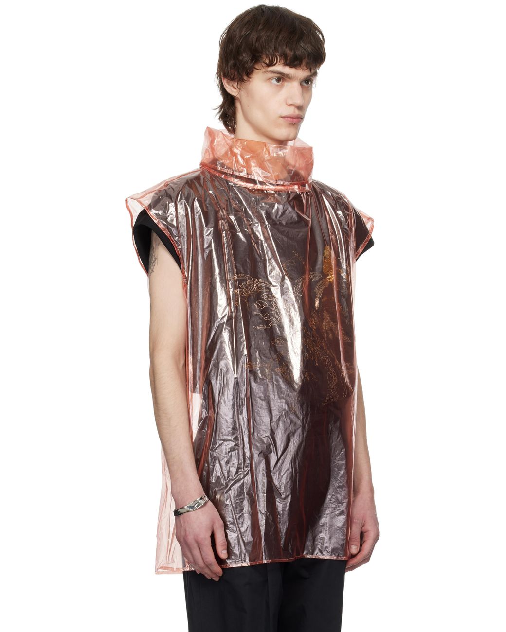 Dries Van Noten Multicolor Sheer T-Shirt for men