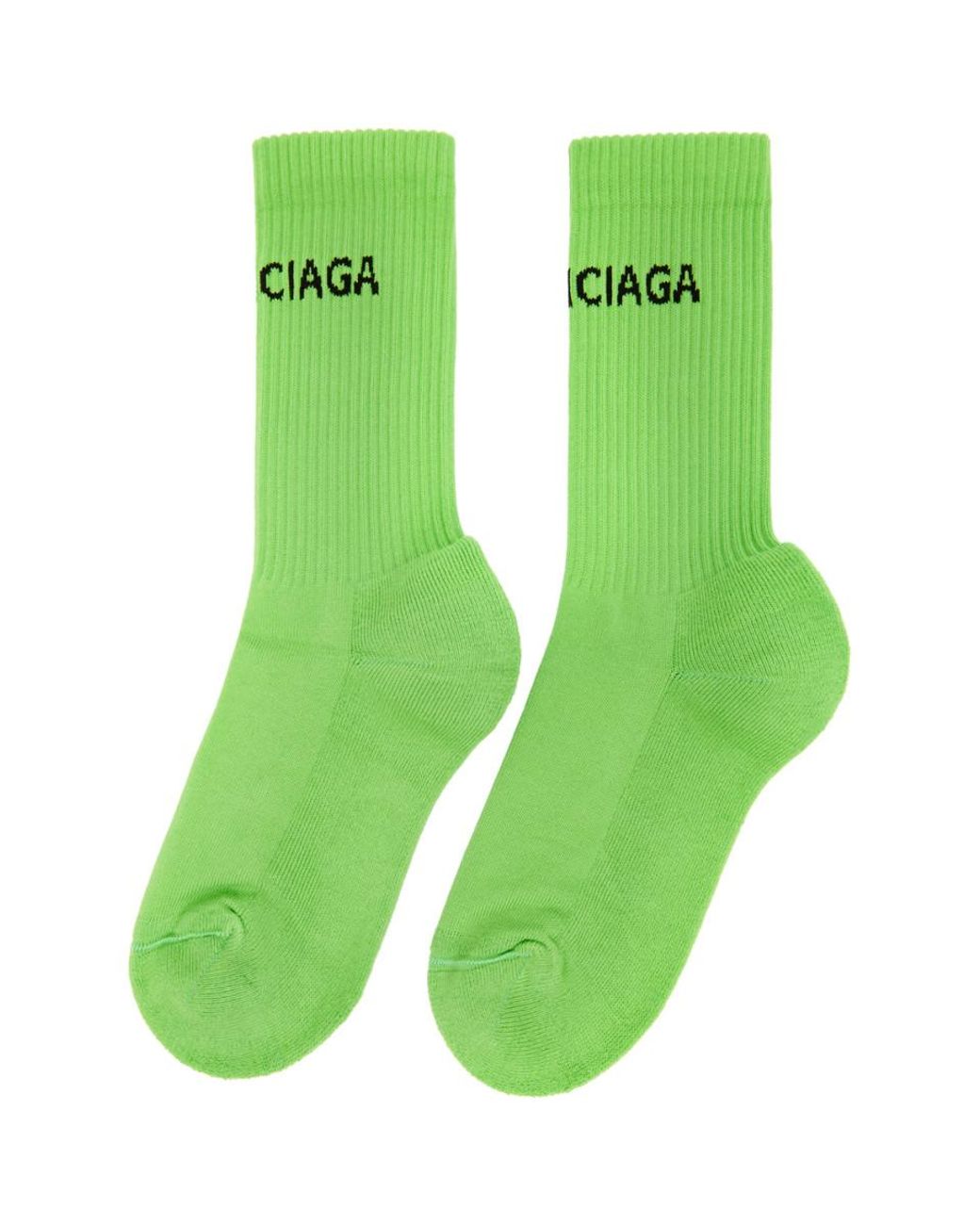 balenciaga socks green