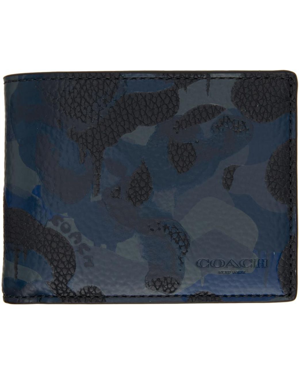 COACH®  Slim Billfold Wallet With Camo Print