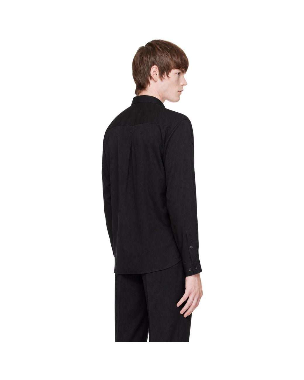 Entire studios Black Underlay Shirt for men