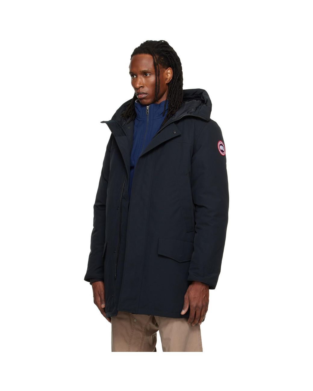 Canada Goose Blue Langford Down Coat for men