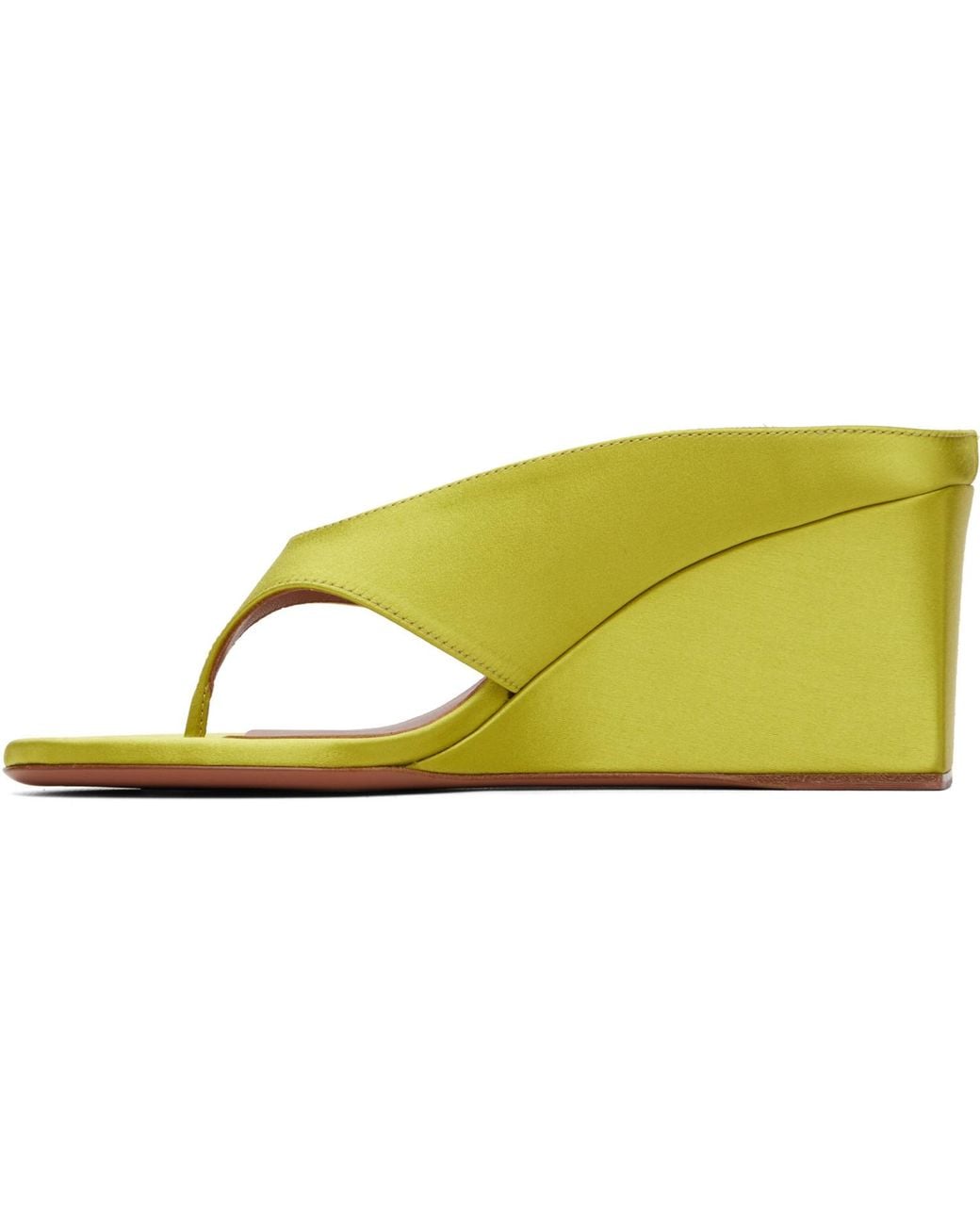 Alaïa Black Cube Thong Mule Sandals