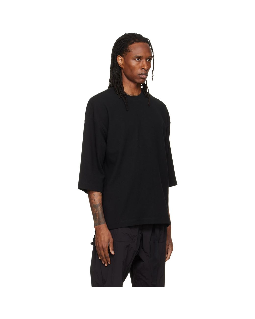 Thom Krom Black Ts 1000 T-Shirt for men