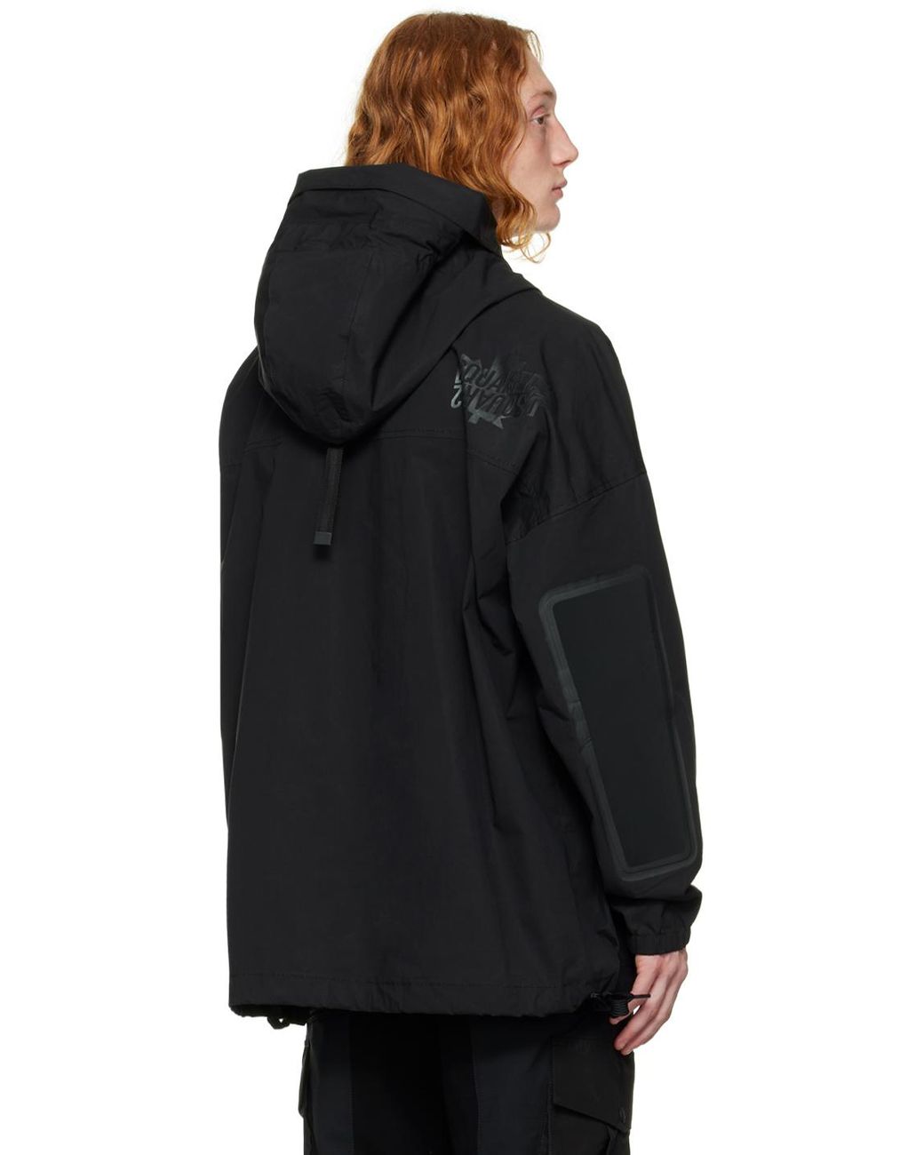 DSquared² Black Dsqua2 Pullover Jacket for men