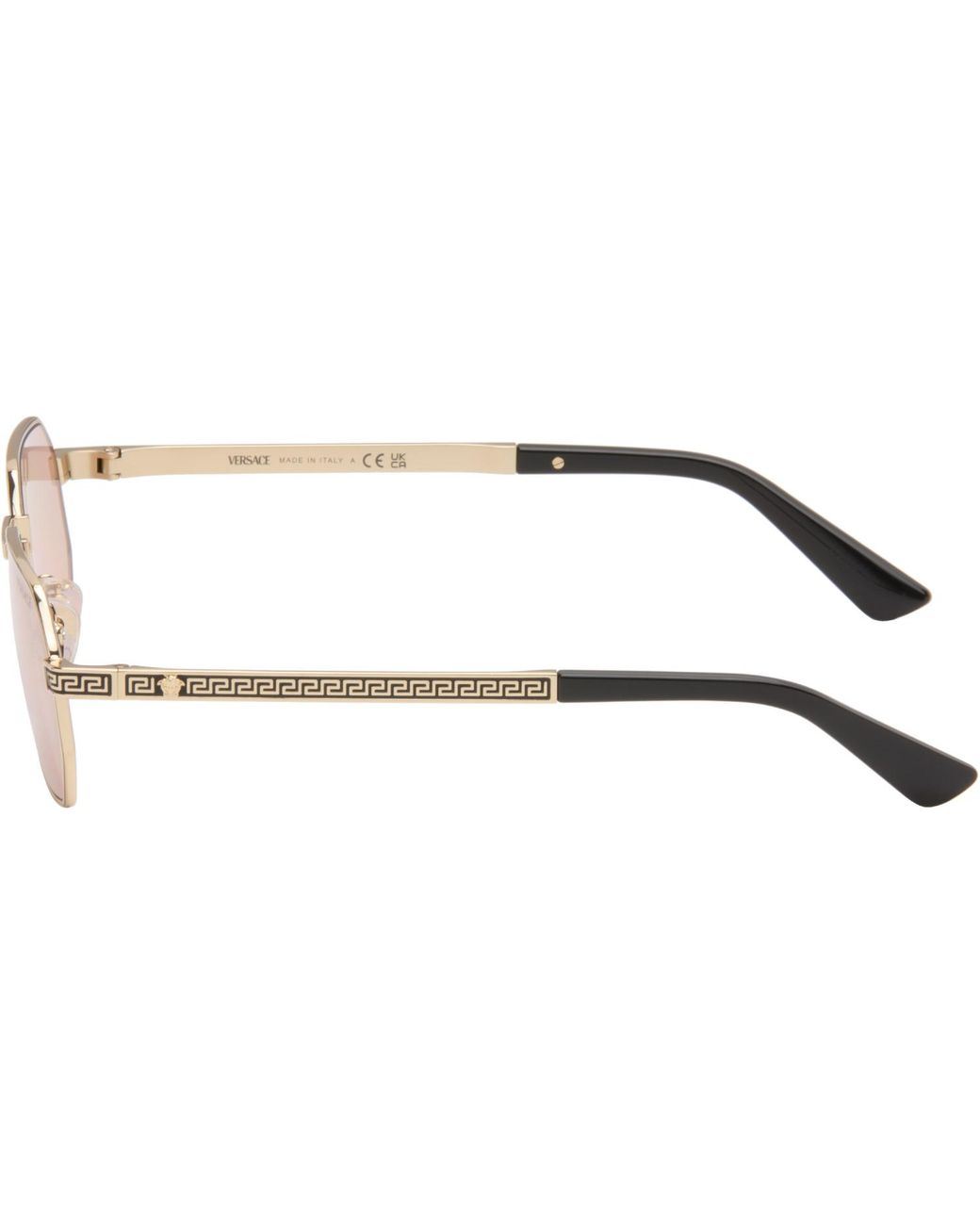 Versace Pink Greca Flow Sunglasses