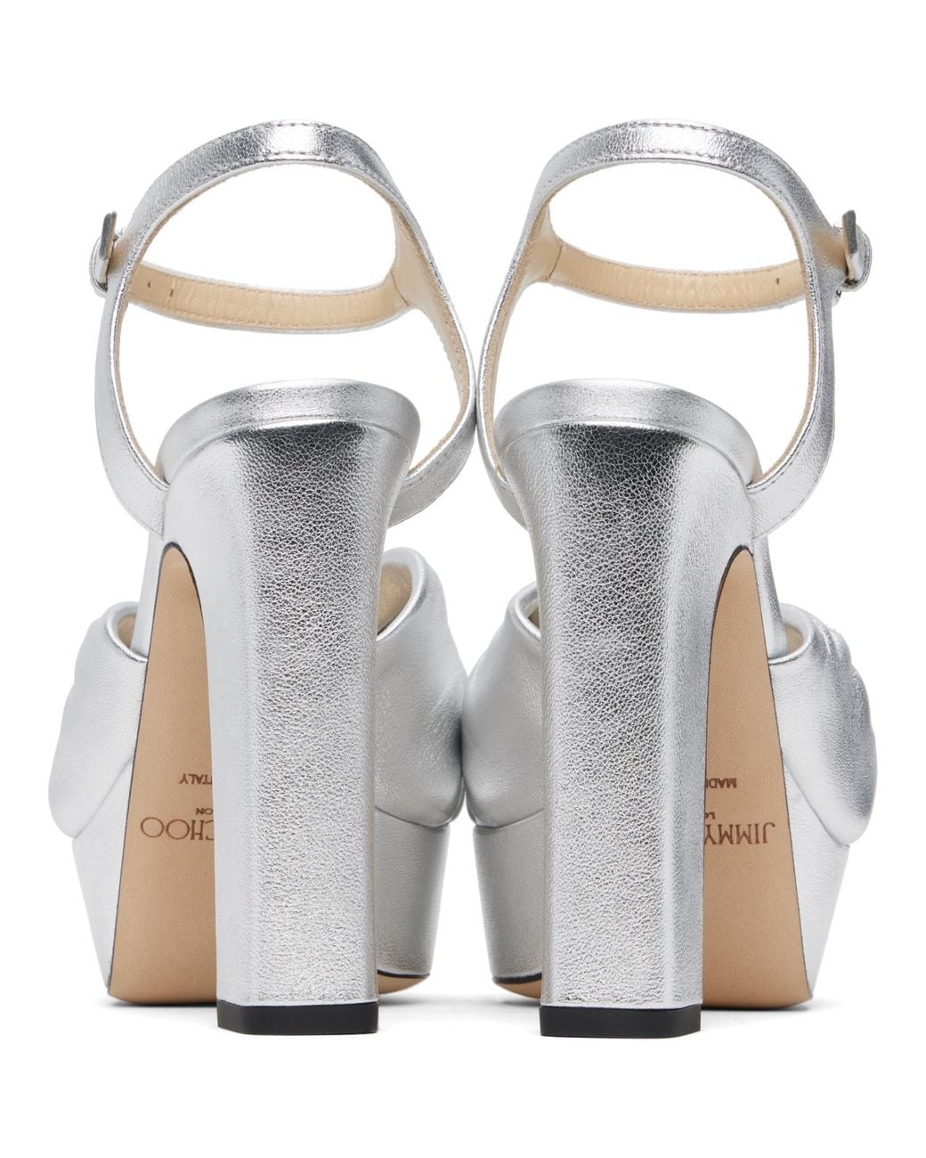Jimmy Choo Black Heloise 120 Heeled Sandals