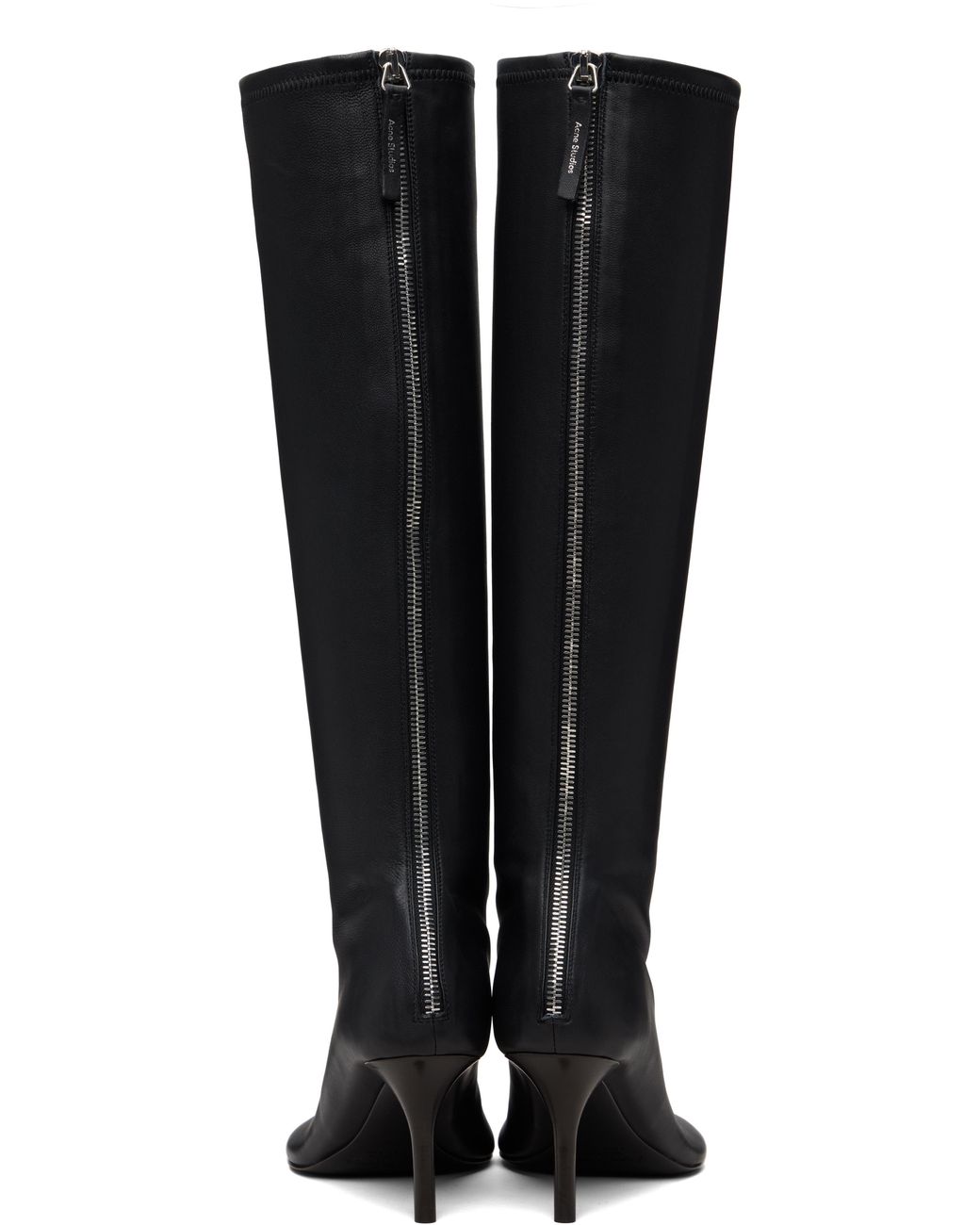 Acne Black High Leather Boots