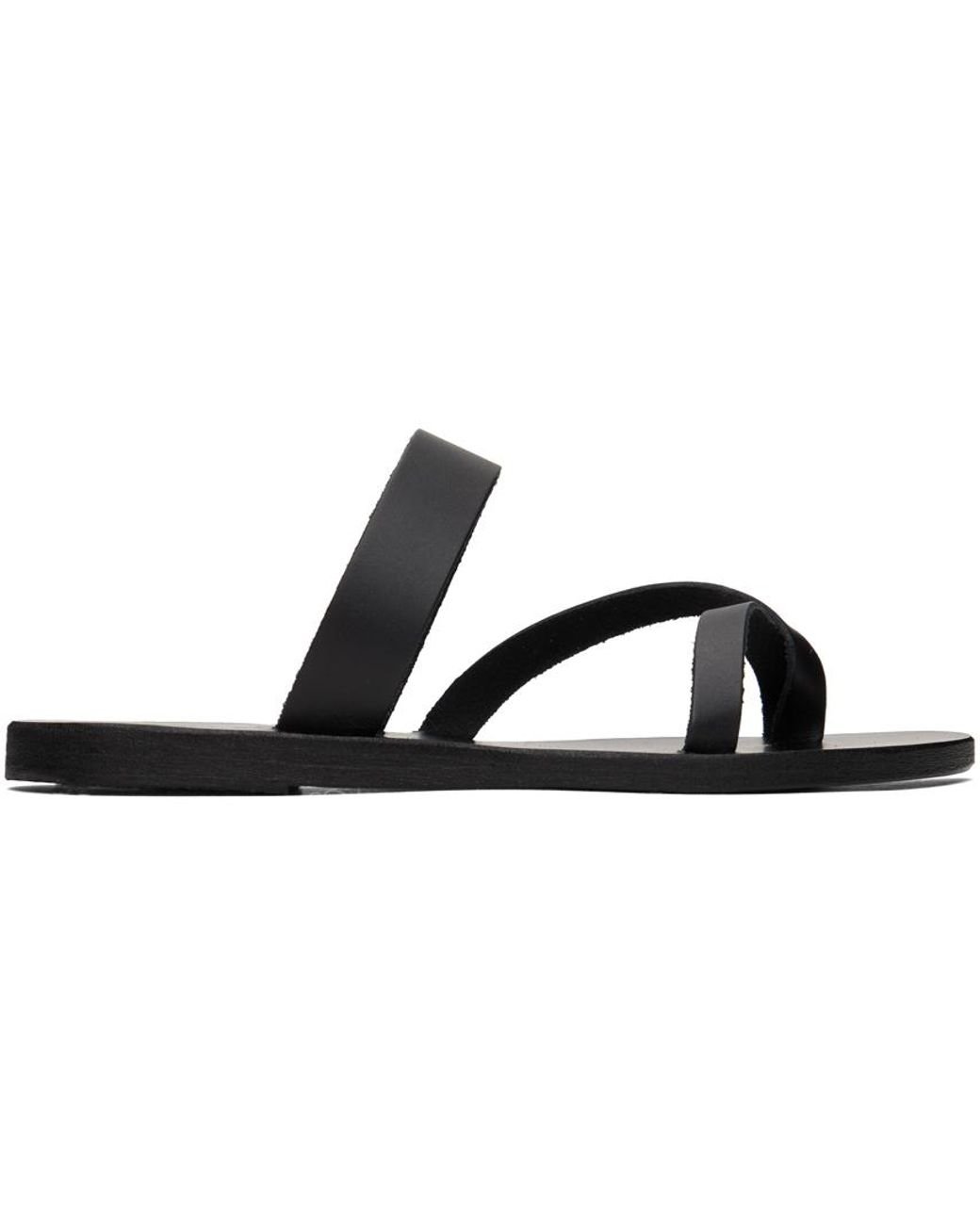 Ancient Greek Sandals Daphnae Sandals in Black | Lyst Canada
