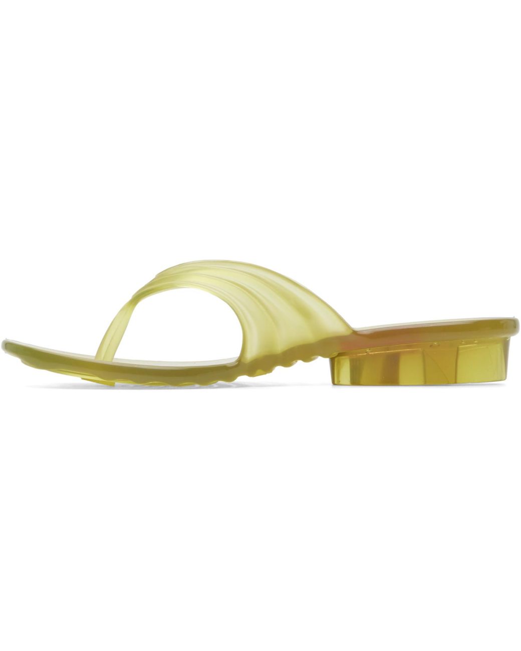 DIESEL Yellow Mellisa Edition Sculptural Flip-Flops