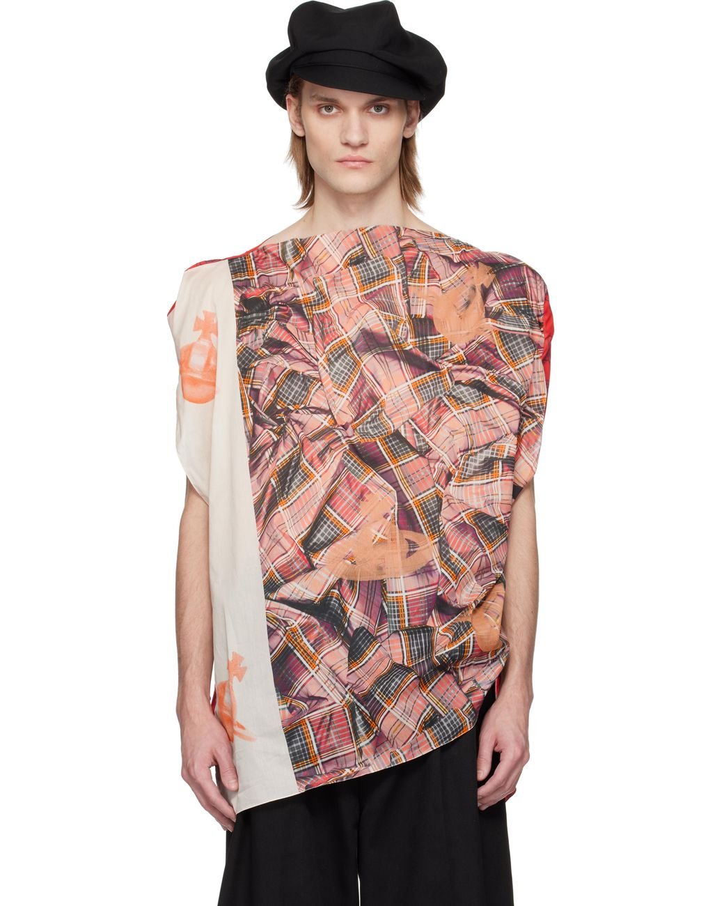Vivienne Westwood Tartan Orb Beach Top for Men | Lyst