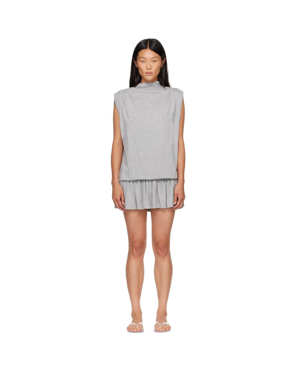 GIMAGUAS Gray Bombi Minidress