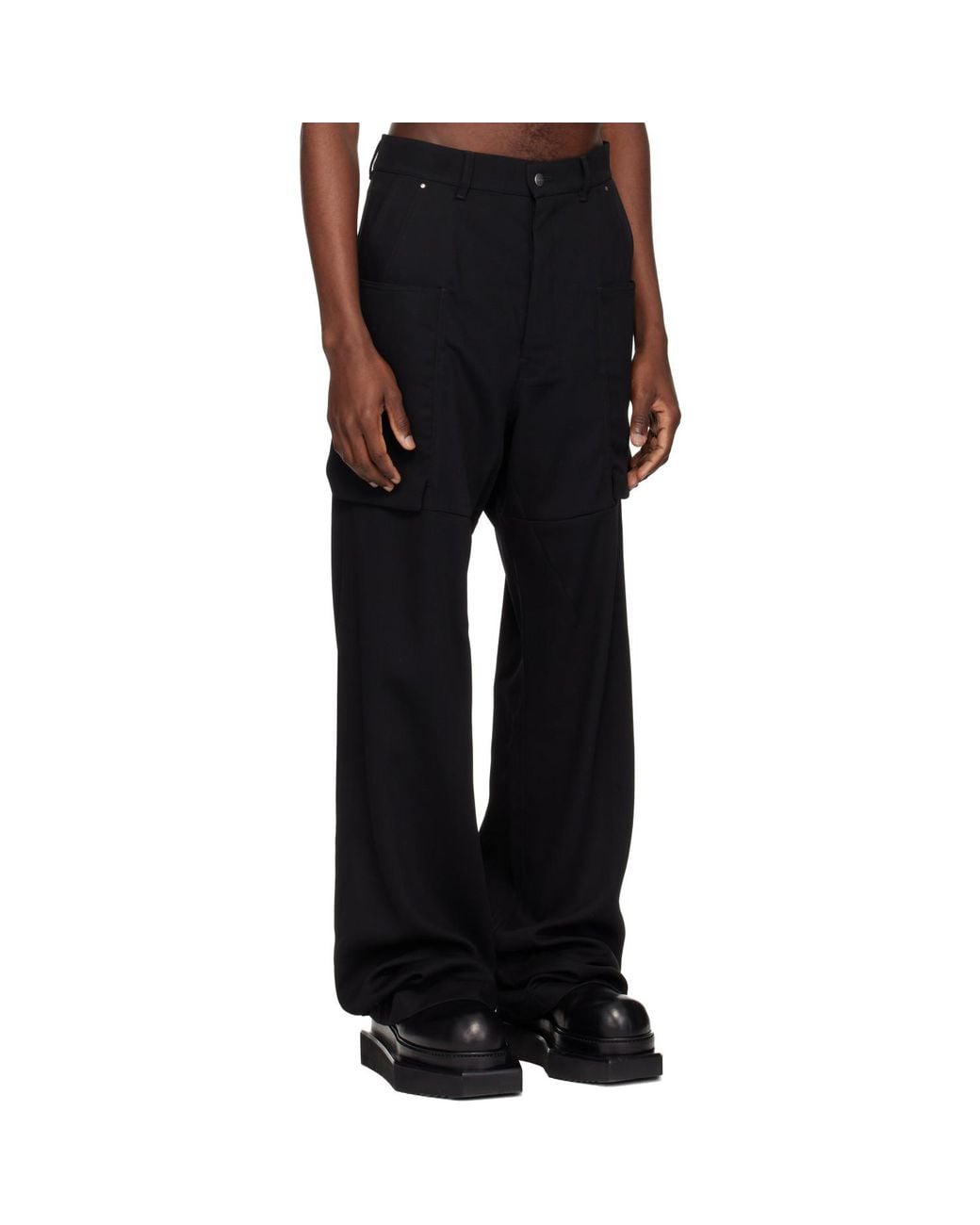 Rick Owens Black Temple Stefan Jeans for men