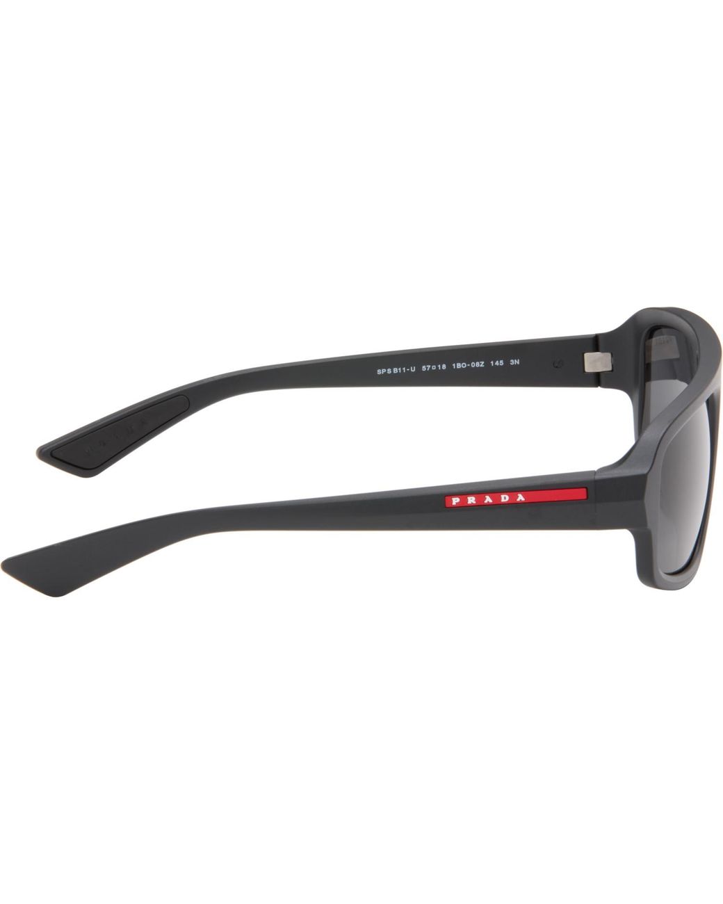 Prada Gray Linea Rossa Sunglasses for men