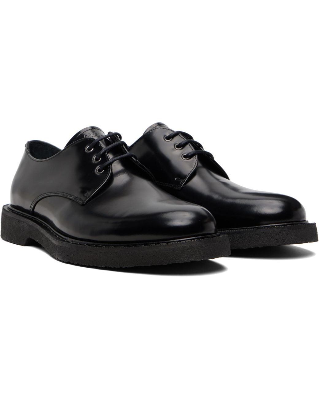 A.P.C. Black 'Les Derbies' Derbys for men