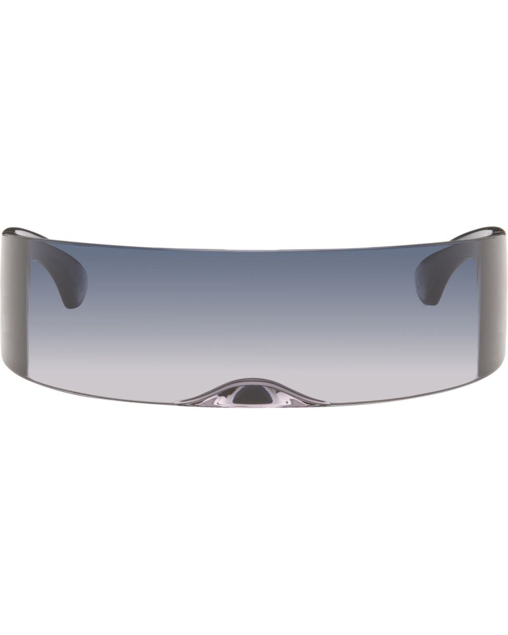 MM6 by Maison Margiela Black Ssense Exclusive Shield Sunglasses