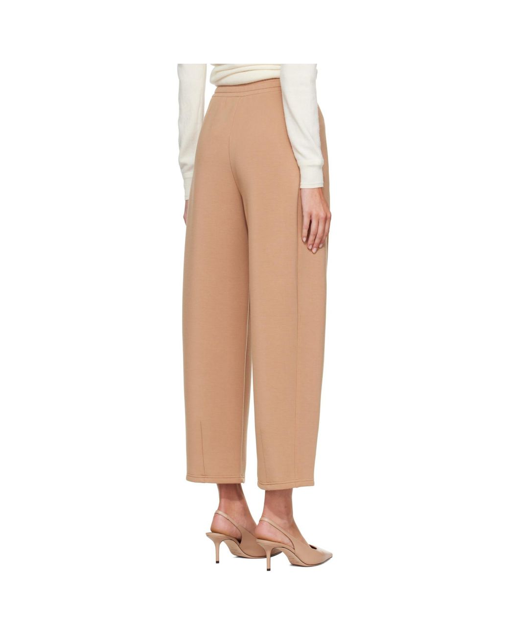 Weekend by Maxmara Natural Tan Getto Jersey Lounge Pants