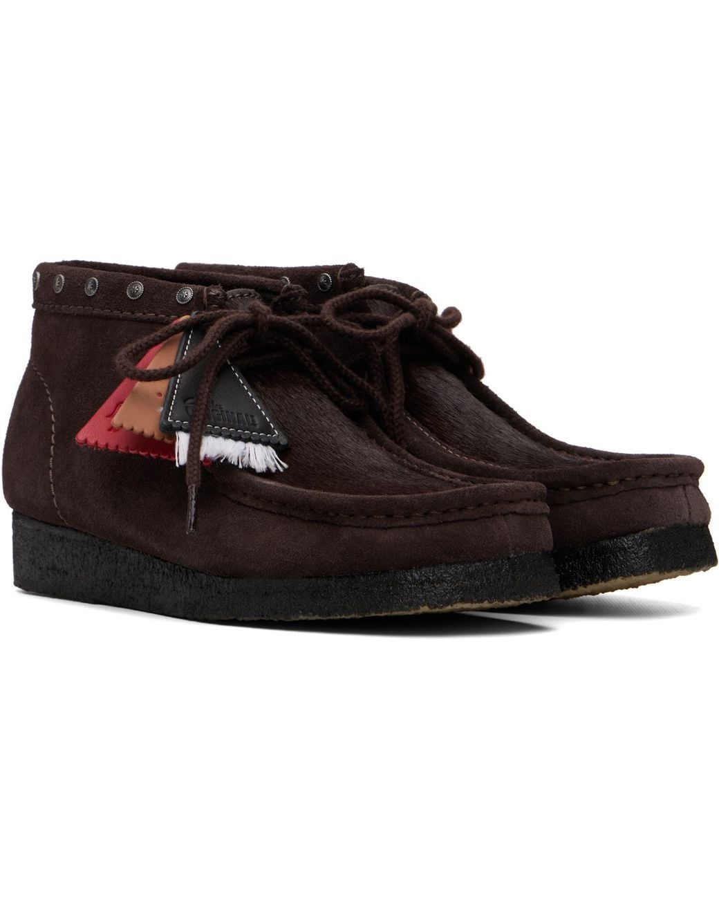 Clarks Black Wallabee Boots for men