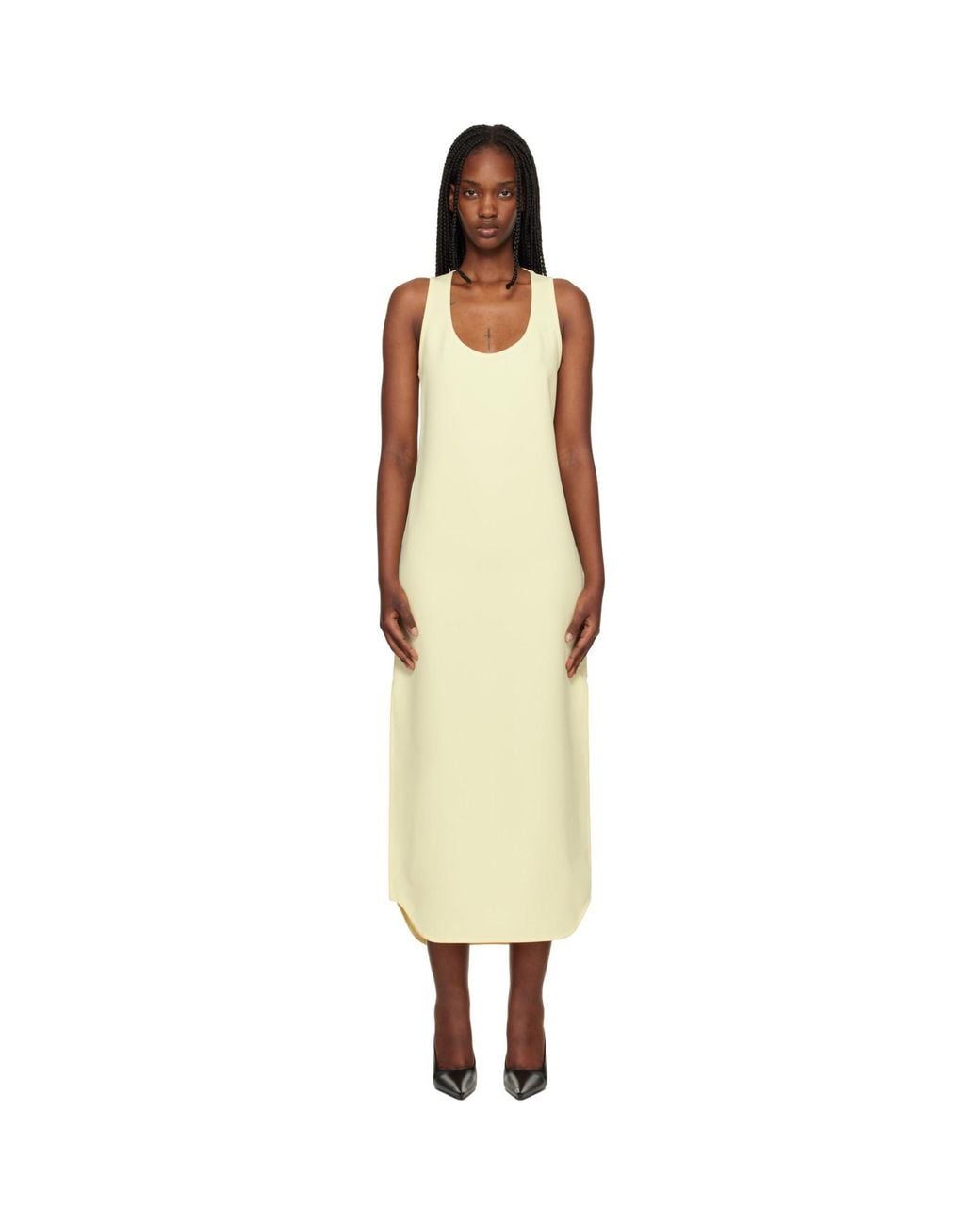 Wardrobe NYC Black Matte Tank Maxi Dress