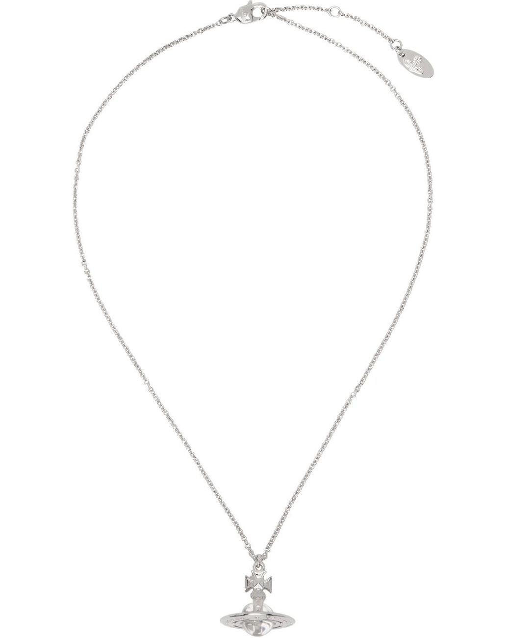 Vivienne Westwood Silver Pina Small Orb Pendant Necklace for Men | Lyst ...