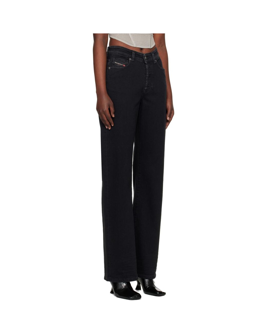 DIESEL Black 1971 D-Sent 09N89 Regular Jeans