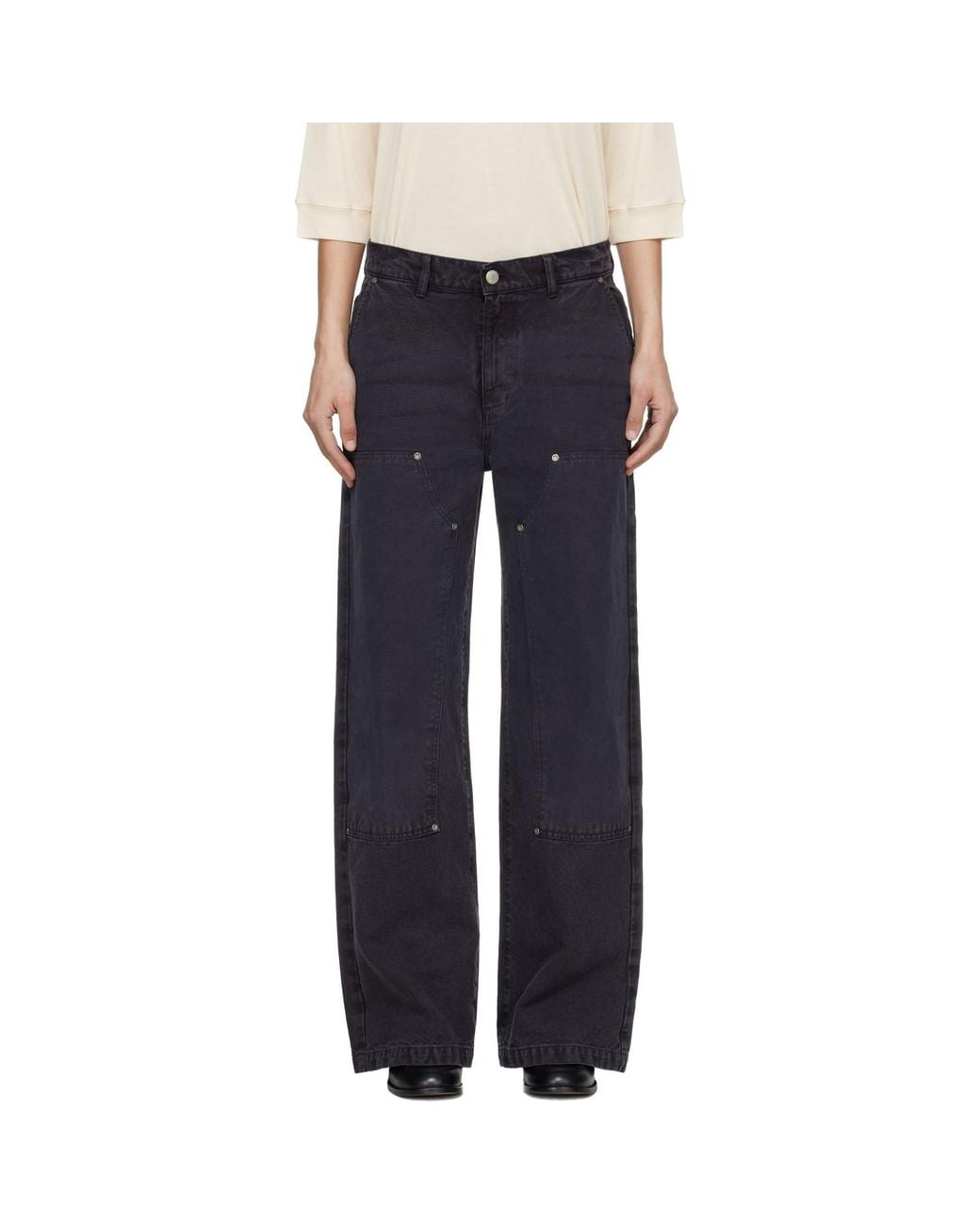 mfpen Blue Double Knee Jeans